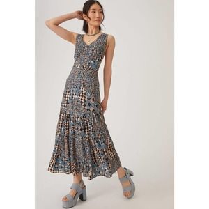 Anthropologie Let Me Be Flounced Maxi Dress - New - Large